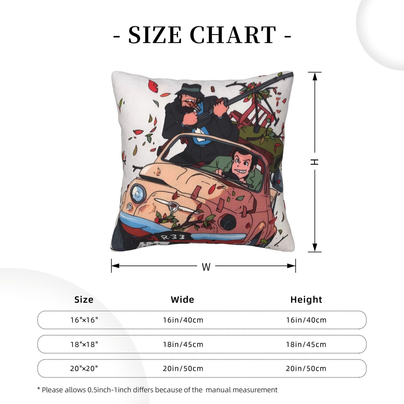 Amazon.co.jp: ルパン三世 抱き枕カバー クッションカバー 座布団