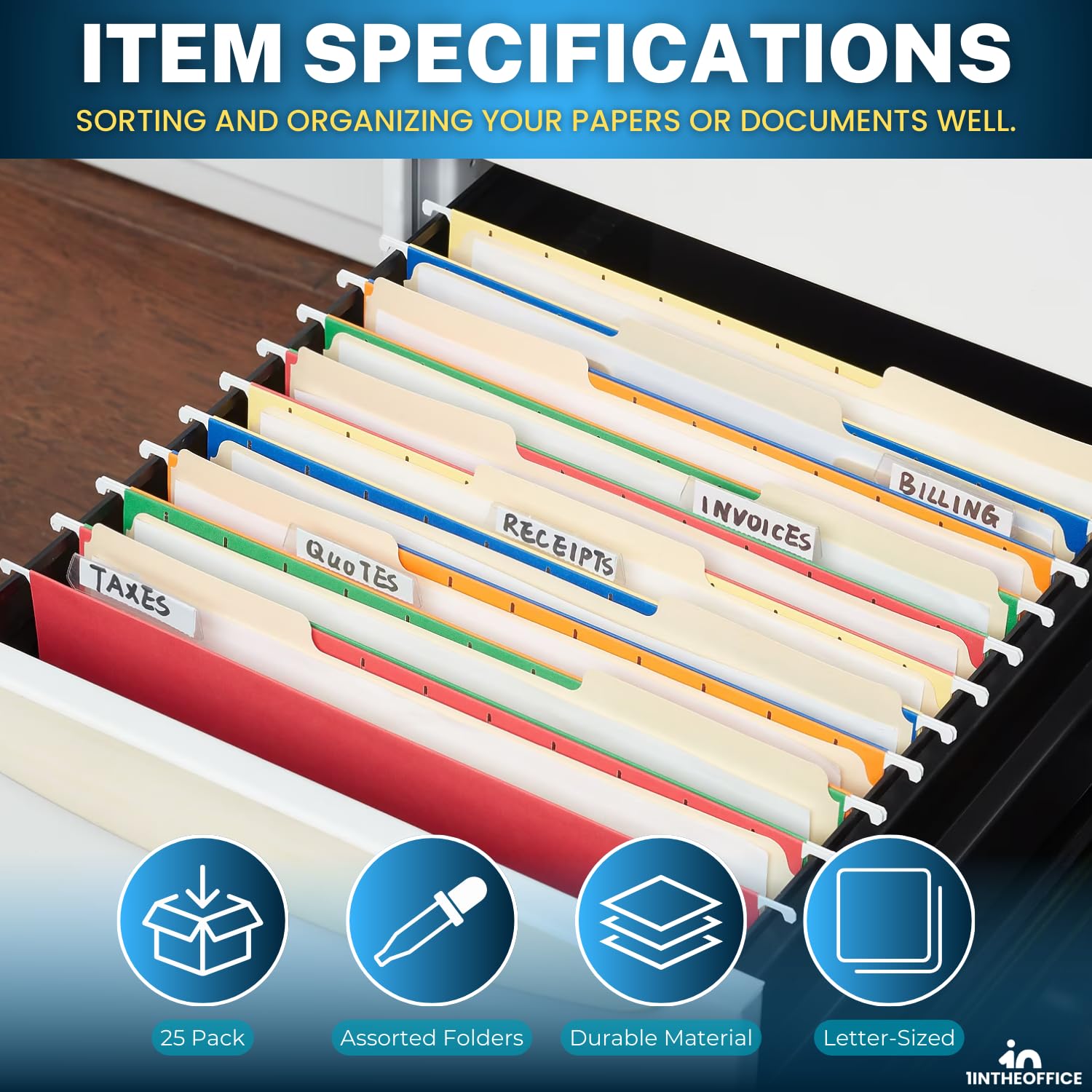 File Folder Letter R Snapklik.com : 1InTheOffice Hanging File Folders Letter-Size ...