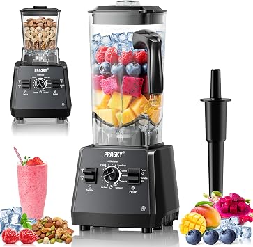 Countertop Blender, 101oz Blender Large Capacity, 2400W Smoothies Blenders