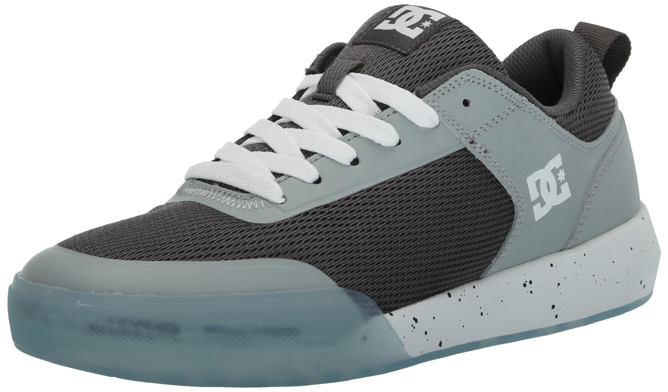 DC Zapatos de Skate Casuales Transit para Hombre, Gris, Azul, 39 EU