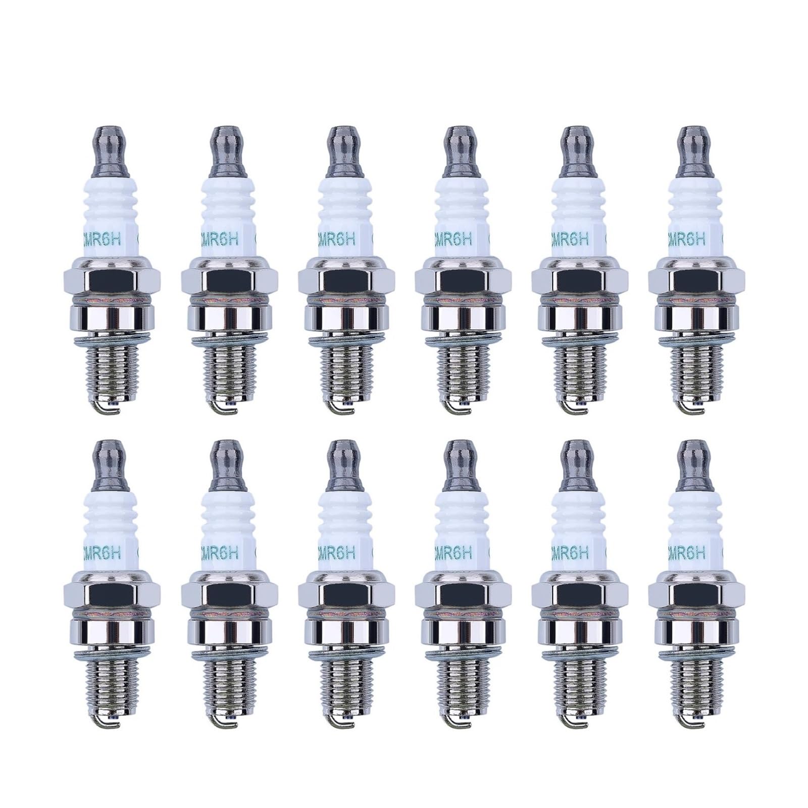 Generico Candela, Compatibile con Stihl, FS90 FS100 FS110 HL90 | filettatura 10mm, lunghezza filetto 11.5mm, lunghezza totale 53mm, HL110 HT100 KM90 BR500 BR600