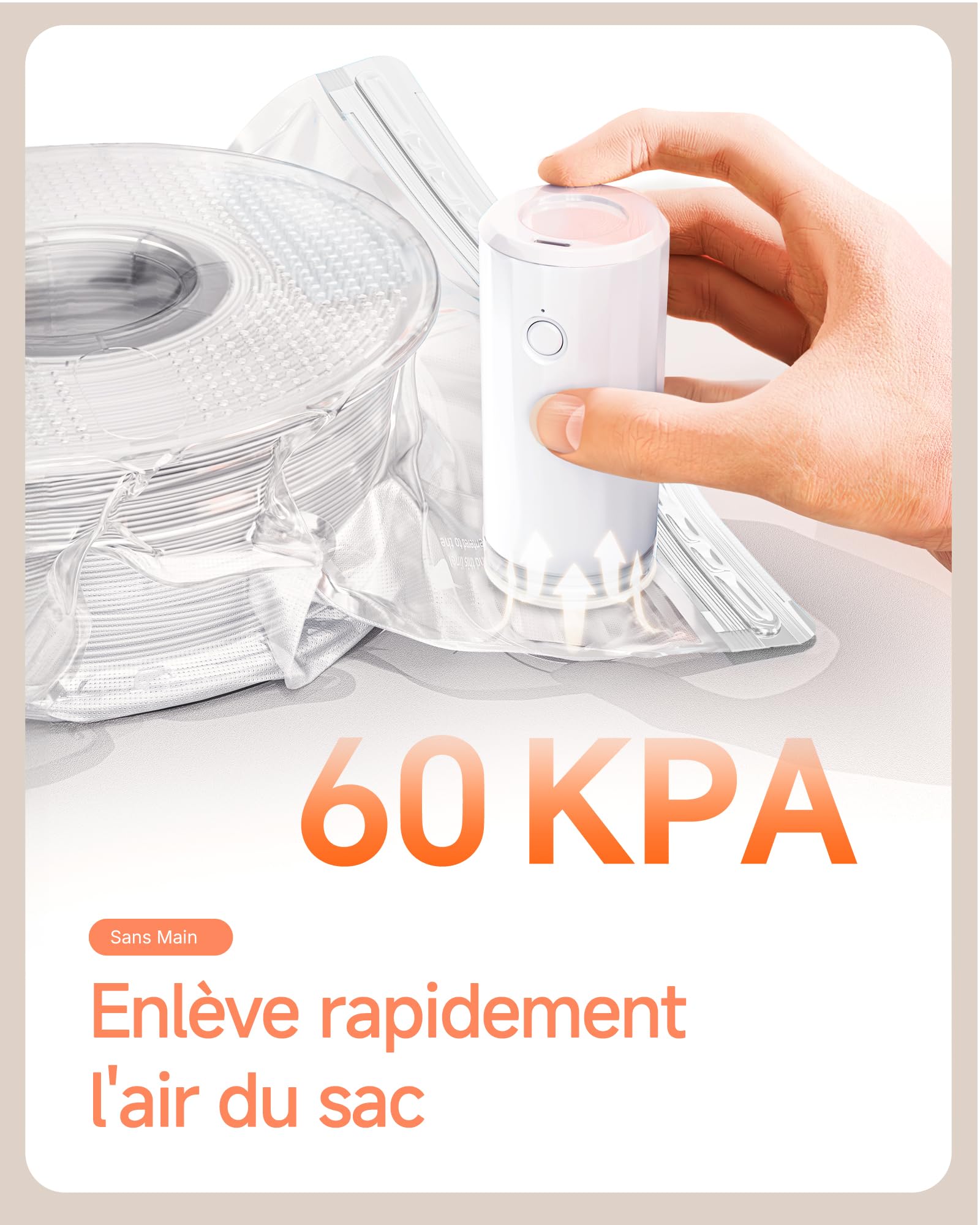 YOOPAI Sac Stockage sous Vide de Filament d'Imprimante 3D Kit, 20 Pcs Filament Sac Réutilisable Sacs Scellés sous Vide avec Pompe Auto, 38 * 33cm