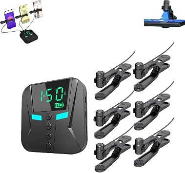 Auto Clicker for Smart Phone,Fast Click Simulation Finger Continuous Click,1s 50 Clicks Type-c Rechargeable Easy Clip-on Clicker,Fast Click for Game, Live Broadcasts,Reward Task