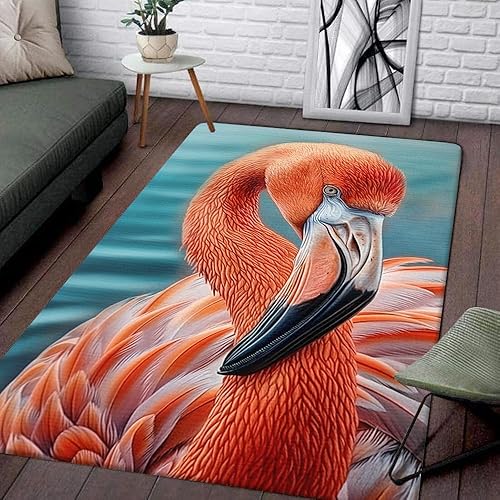 Vista 15 de Alfombra de flamenco rosa, tapete de bienvenida de verano, para exteriores, interiores, para camping, baño, piscina, aula, hotel, barbería, regalos