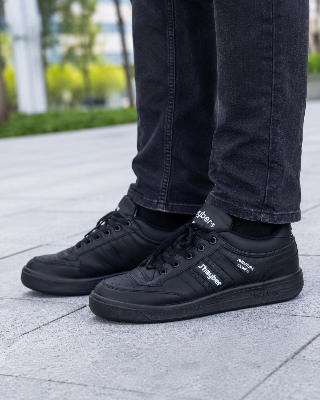 J'hayber Olimpo Zapatillas deportivas para hombre negro talla 43