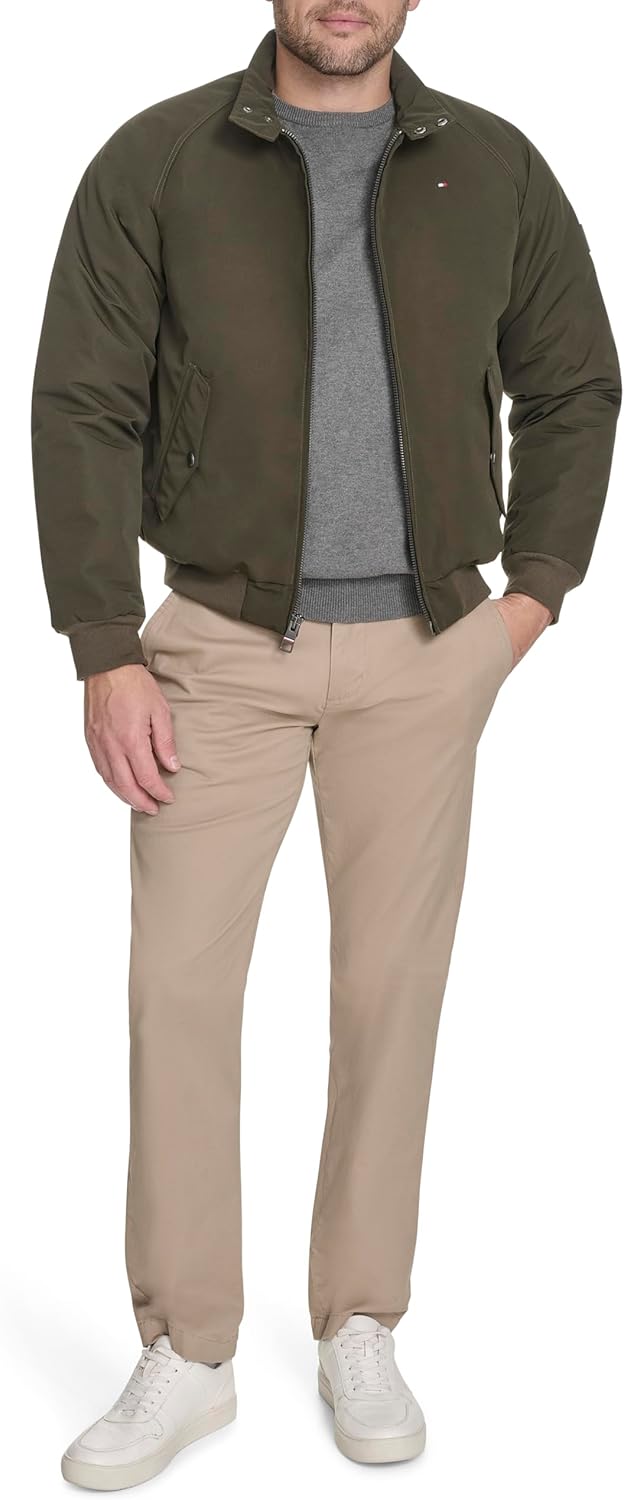 Tommy Hilfiger Men's Highland Cloth Modern Bomber - Image 2
