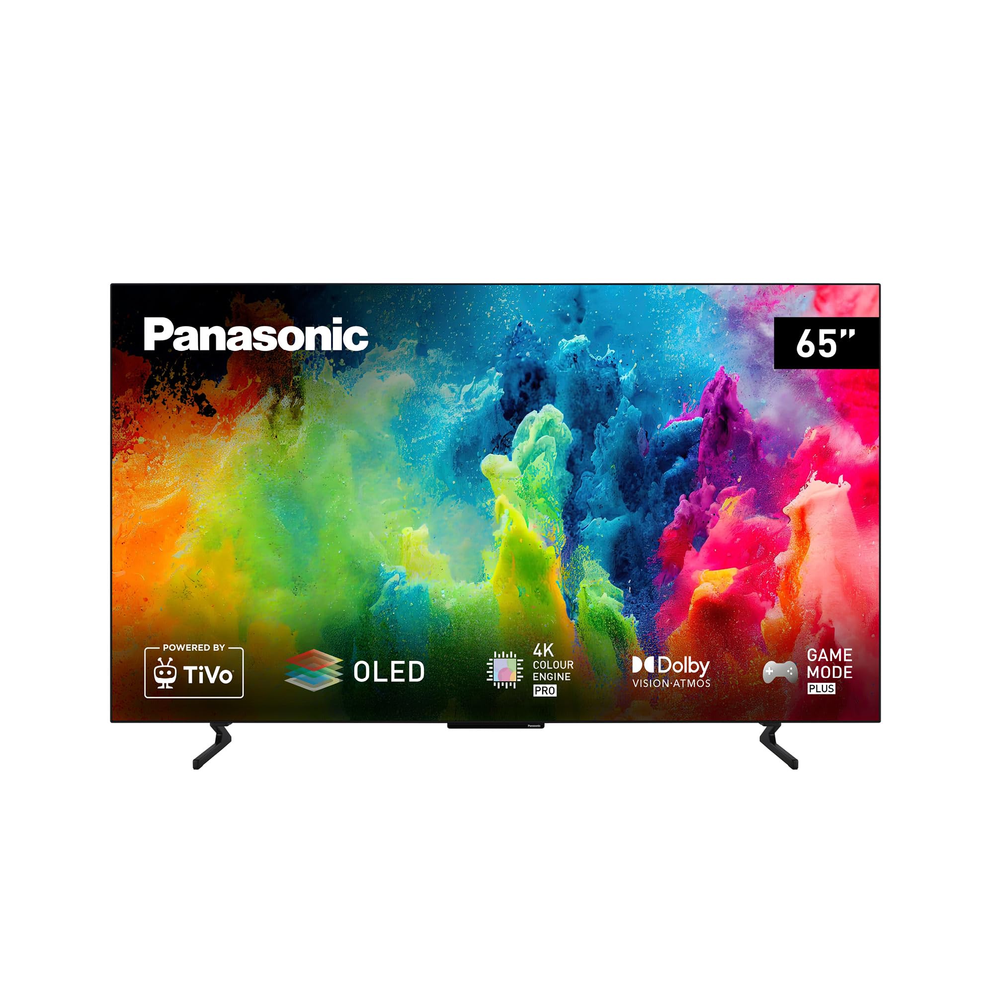 Panasonic TB-65Z60AEG, Z60A-Serie, 65 Zoll 4K Ultra HD OLED Smart-TV, 2025, TiVo, Dolby Vision & Atmos, Game Mode Plus, Alexa & Google Support, Bluetooth, Schwarz