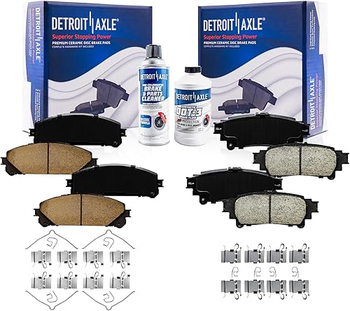 Miniatura 37 de Detroit Axle - Kit de freno trasero para Chevy GMC Silverado Sierra Suburban 1500 Yukon Tahoe Avalanche Cadillac Escalade Pinza de freno de disco