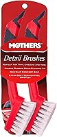Vista 1 de Mothers Car Detailing Brush for Stain and Hair Removal on Vinyl and Leather Seats - 2 Pack