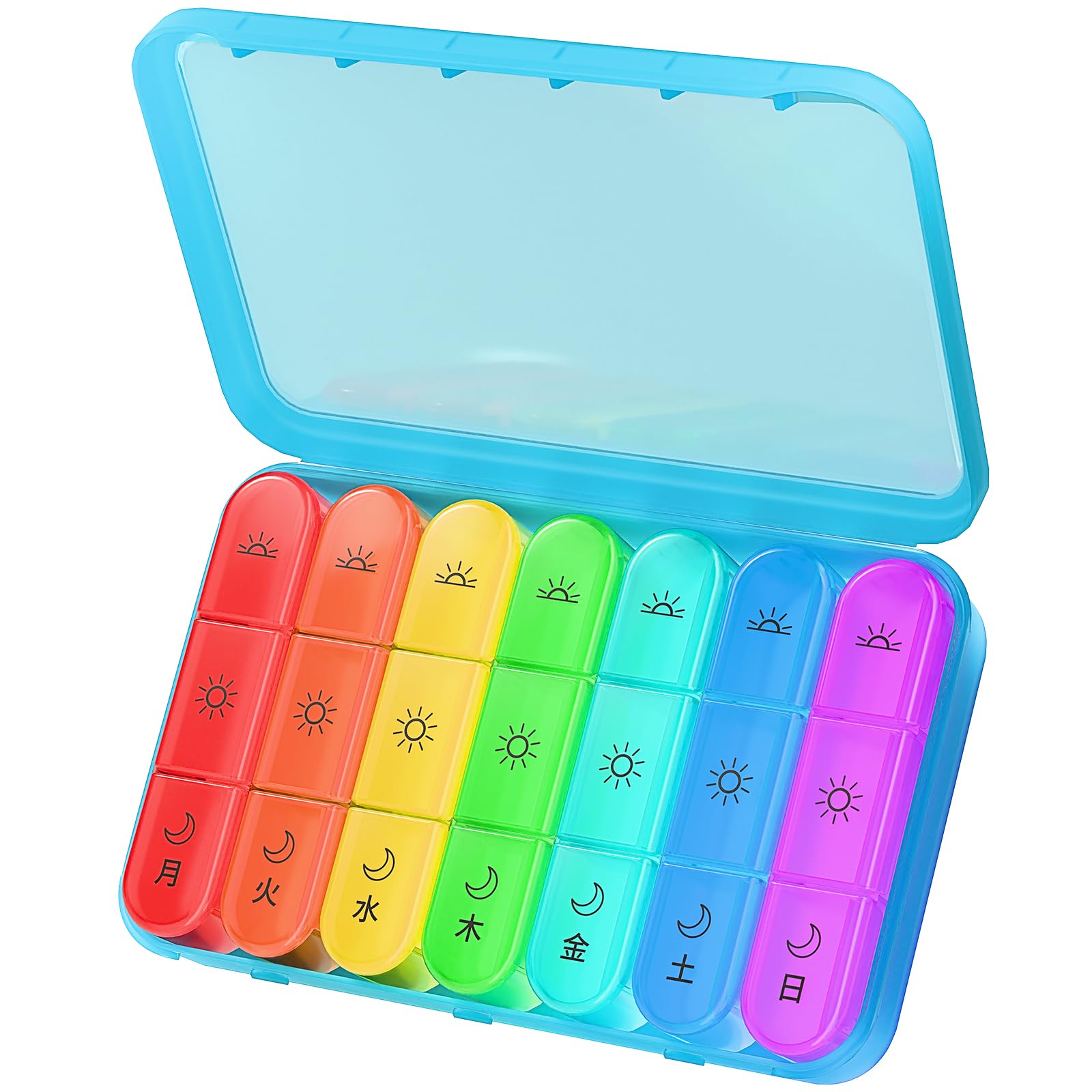 Amazon.co.jp: Daviky ピルケース 薬ケース 1週間 1日3回 サプリメント