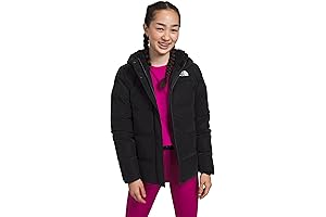 THE NORTH FACE Girls' North Down Fleece-Lined Parka - Youth - Girls'...