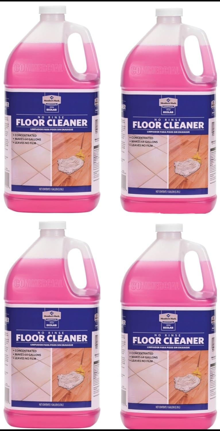 Member's Mark Commercial No Rinse Floor Cleaner 4 pack (4)