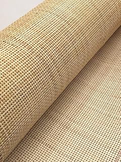 AKWAY 24" Width Natuaral Rattan Webbing for Caning Projects | Pre - Woven Open Mesh Cane - Cane Webbing Sheet- Natural Rat... Price In India