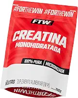 FTW Creatina Monohidratada 100% Pura - Explosão de Energia, Força e Resistência - Absorção Rápida para Ganho de Massa e Performance (700G)