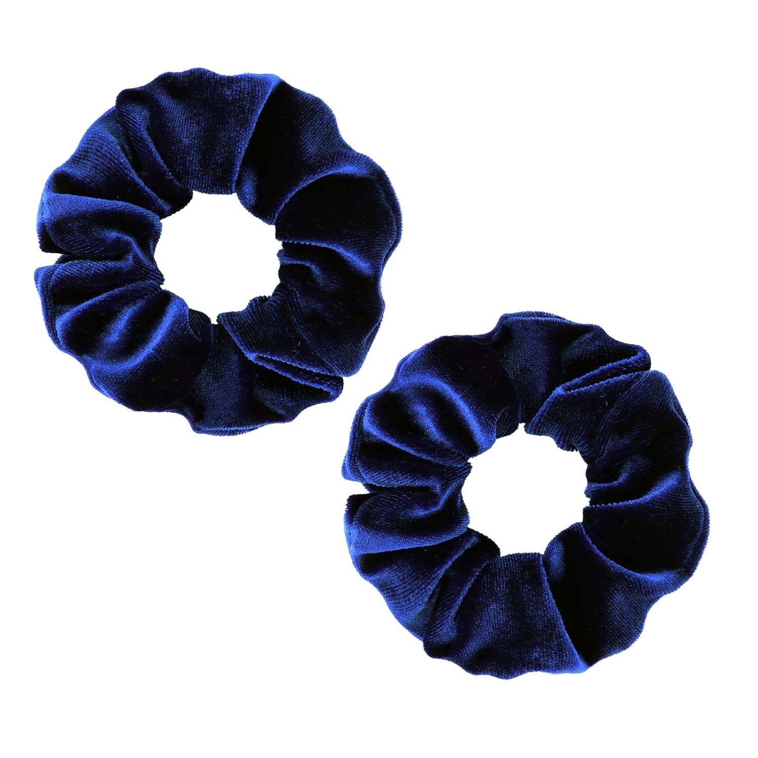 Semato 2 Pcs Velvet Light Pink Scrunchies Hair Ties Scrunchies for Women Girls Hair Accessories Elastic Hair Ponytail Holder