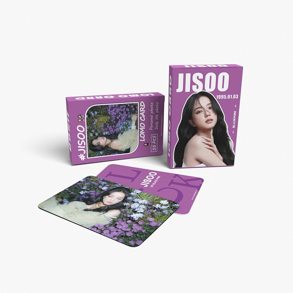 Amazon | 55枚 ブラックピンク Jisoo フォトカード Kpop BP 1人