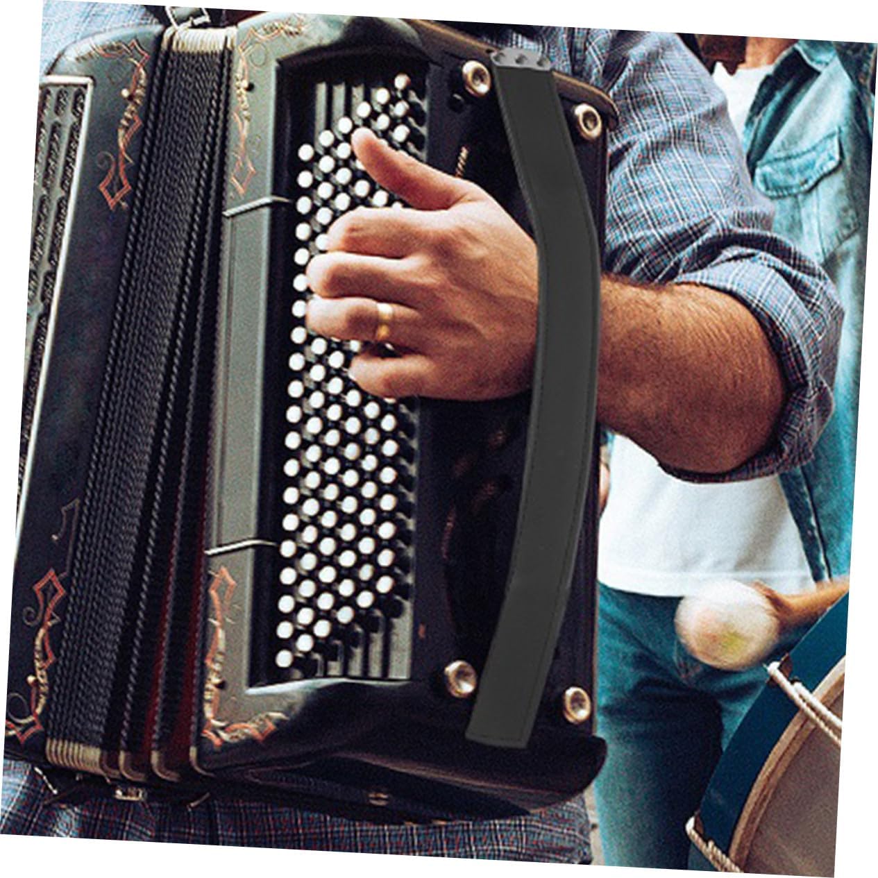 Bass Accordion Left-hand Strap Thickened Wide Cowhide Accessory