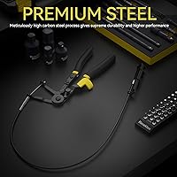 Vista 2 de Renekton Alicates de abrazadera de manguera flexible de 24 pulgadas con cable de largo alcance compatible, herramienta de reparación de tubería