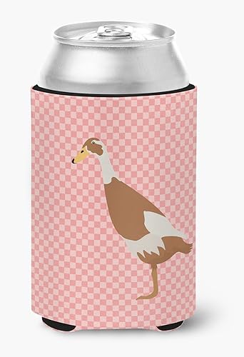 Caroline's Treasures BB7865CC Indian Runner - Enfriador para latas o botellas, lavable, funda plegable con aislamiento para bebidas, multicolor