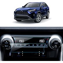 2PCS Car Screen Protector for Toyota RAV4 2019 2020 2021 2022 2023 2024 2025 Accessories Air Conditioner Nano Touchscreen Protector Film HD Clear Anti Fingerprint