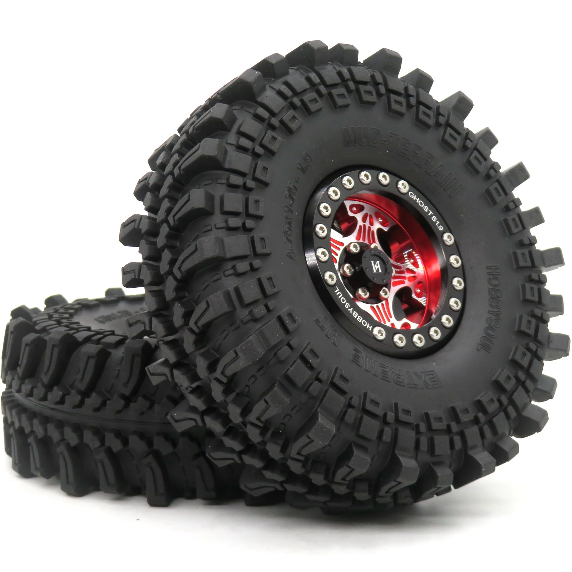GLOBACT 1.9 Beadlock Wheels RC Buje de rueda para 1/10 TRX4 TRX6 Axial SCX10 I II III Pro Redcat RC Crawler accesorios de actualización (4 piezas de titanio GLOBACT 1.9 Beadlock Wheels RC Buje de rueda para 1/10 TRX4 TRX6 Axial SCX10 I II III Pro Redcat RC Crawler accesorios de actualización (4 piezas de titanio