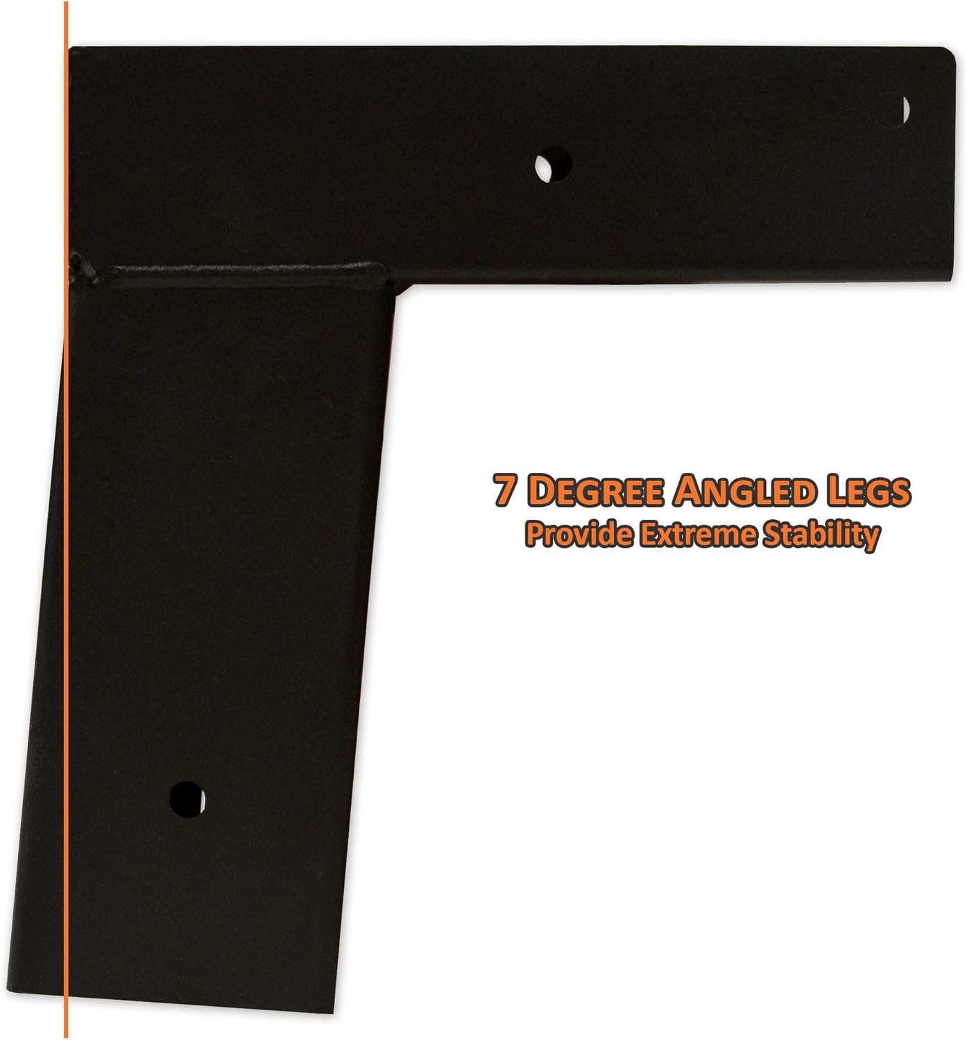 Copper Ridge Outdoors Platform Brackets - (Set of 4) - Elevated Platform Mounts, Powder Coated 11 Gauge Heavy Duty Steel, 4x4 Channels, Elevated Platform for Hunting Blind, Deer Stand Bracket 4x4