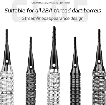 CyeeLife Darts Soft Tip,2BA Thread Soft Tip Dart Point 200 Pack, Plastic Tip Dart Points, Soft Tip Sets, Dart Accessory