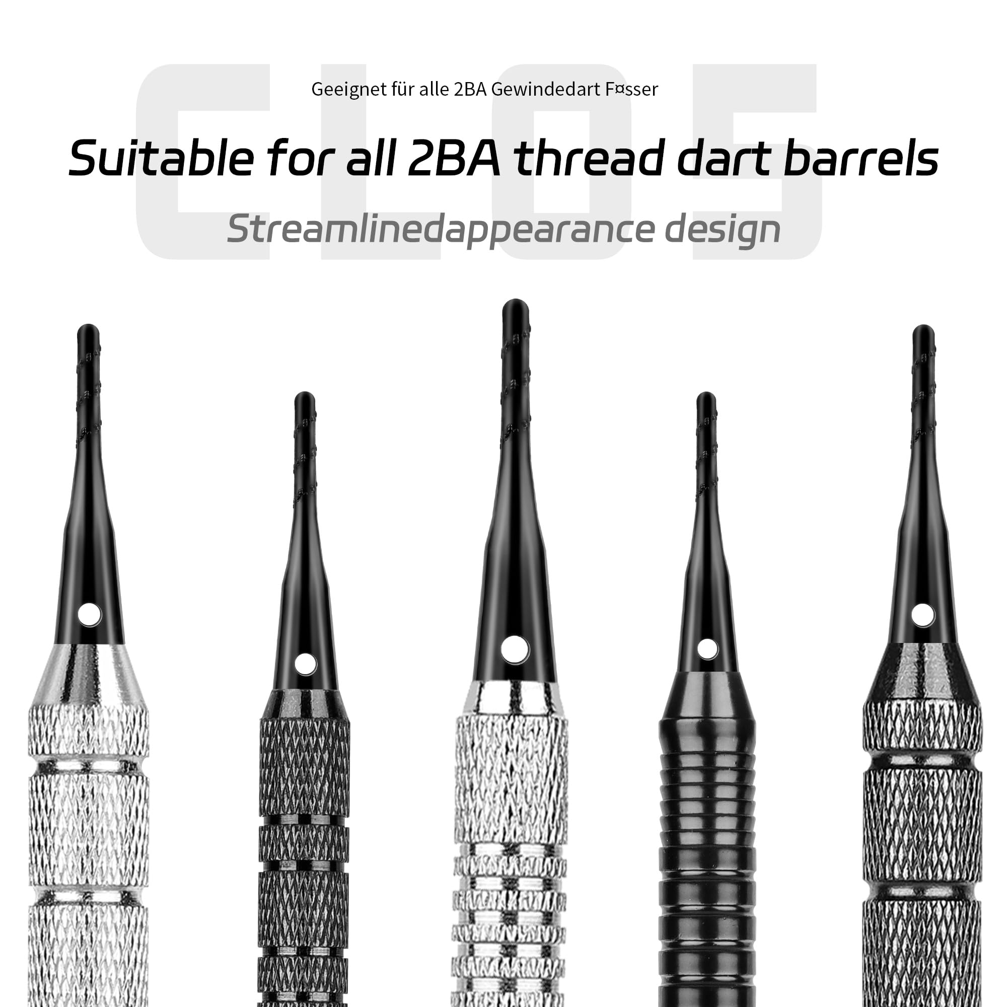 Amazon.co.jp: CyeeLifeダーツチッププラスチック200点プレミアム