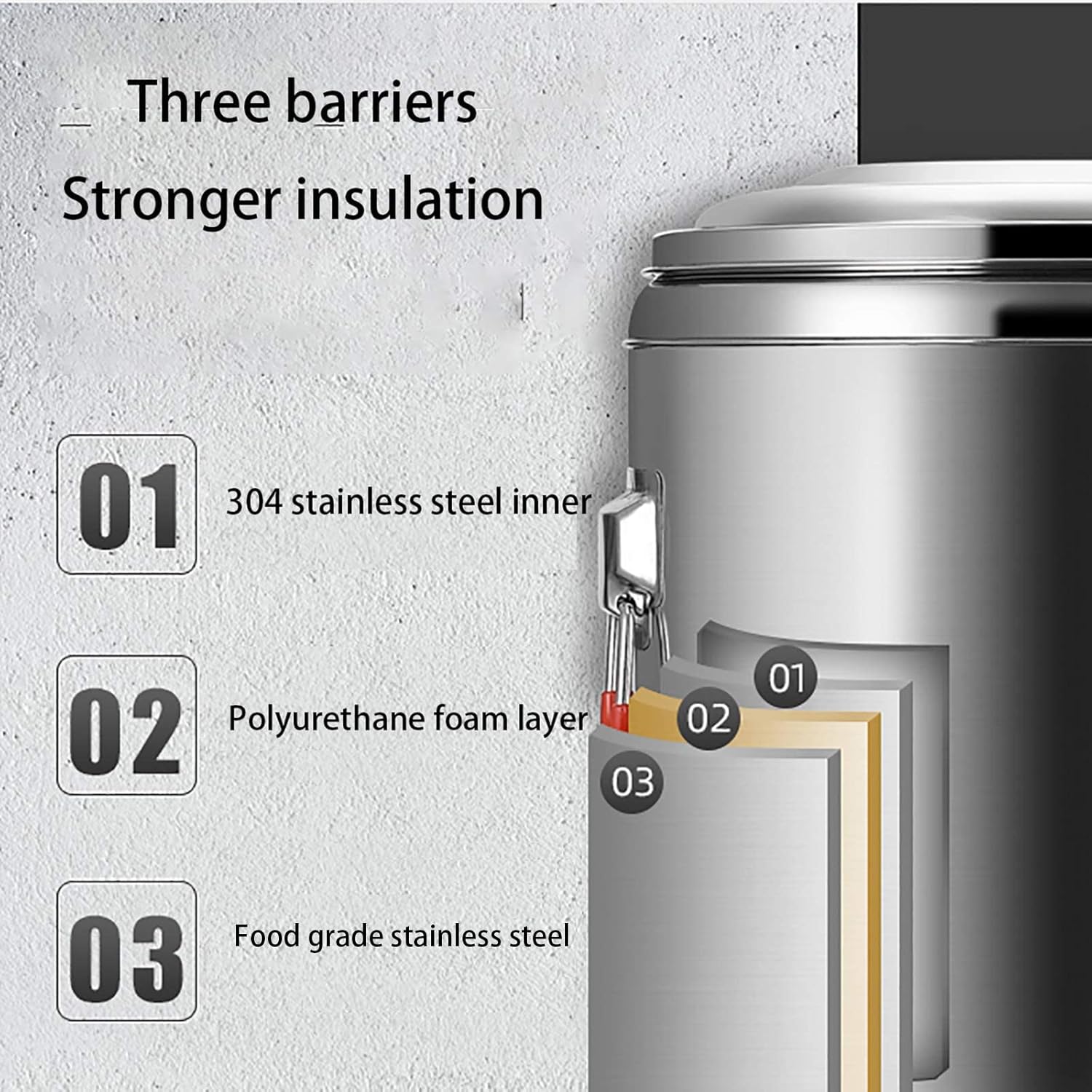 Commercial Catering Urn 30L, Catering Hot Water Urn Boiler Rugged and Drop Resistant, Milk & Coffee Tea Shop Catering Hot Water Boiler