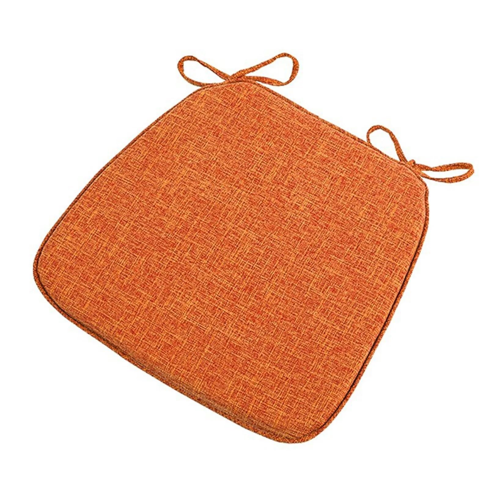 Coussin souple de chaise avec attaches lot de 2 pour salle à manger