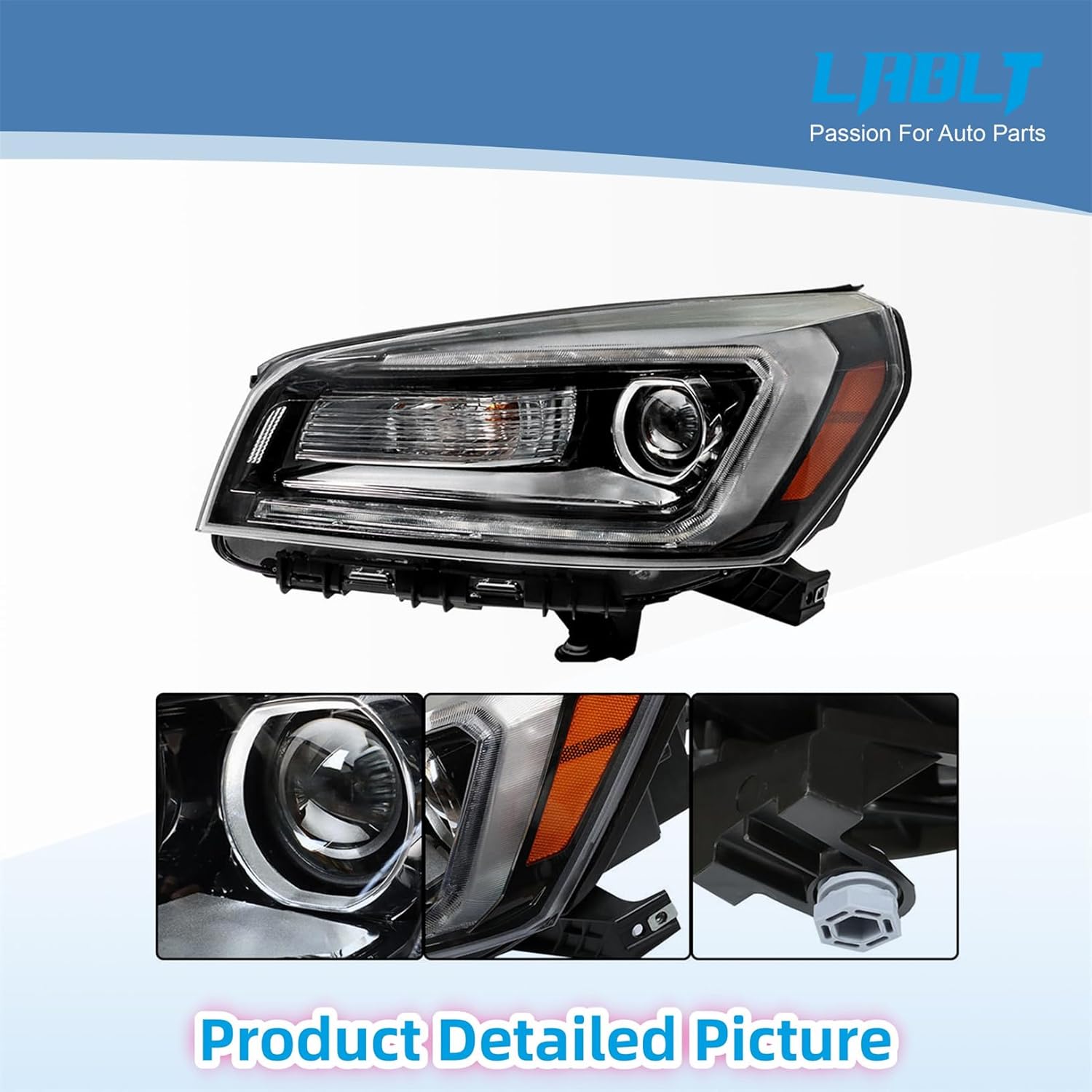 LABLT A Headlamp Assembly Replacement for Acadia 2013-2016 Headlight Left Side Replacement for GM2502376 Driver Side