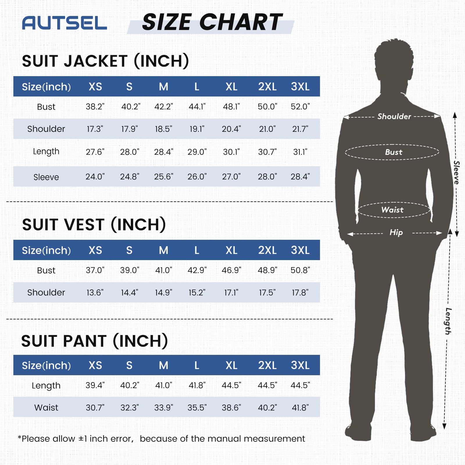 Trajes para Hombre Slim Fit de 3 Piezas Vestido de Novia Elegantes Suits Negocio Boda Blazer Chalecos Pantalones