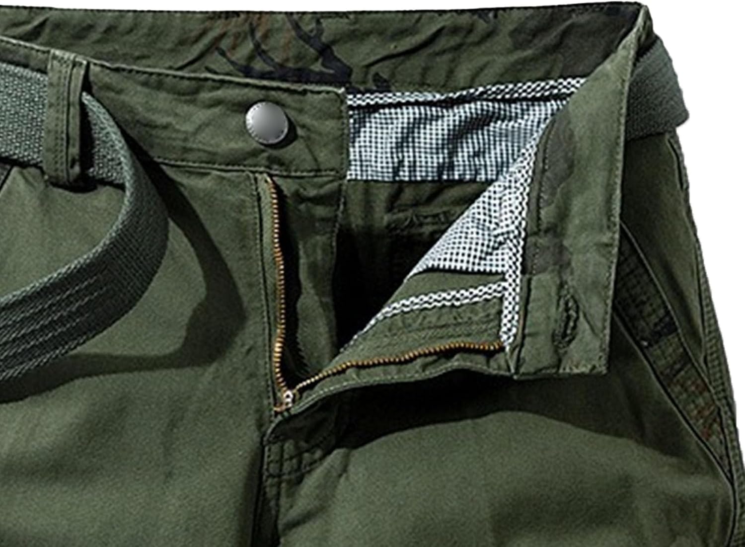 Men's Beach Tactical Jean Trunk Multi Pockets Military Zipper Short Pant Camouflage Camo Cargo Shorts