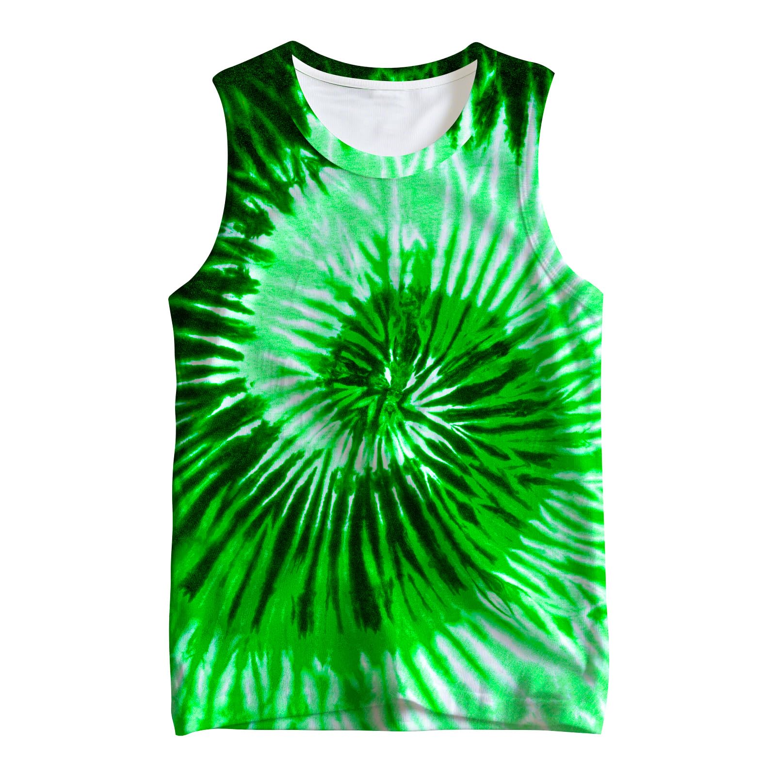 Kids Cute Animal Tie Dye Tank Tops Shirt Sleeveless Undershirt