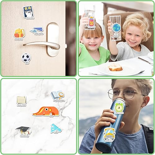 Miniatura 9 de Libro de calcomanías de animales para niños de 2 a 4 años, libro de actividades reutilizable de gelatina para niños, regalo de fiesta de cumpleaños,