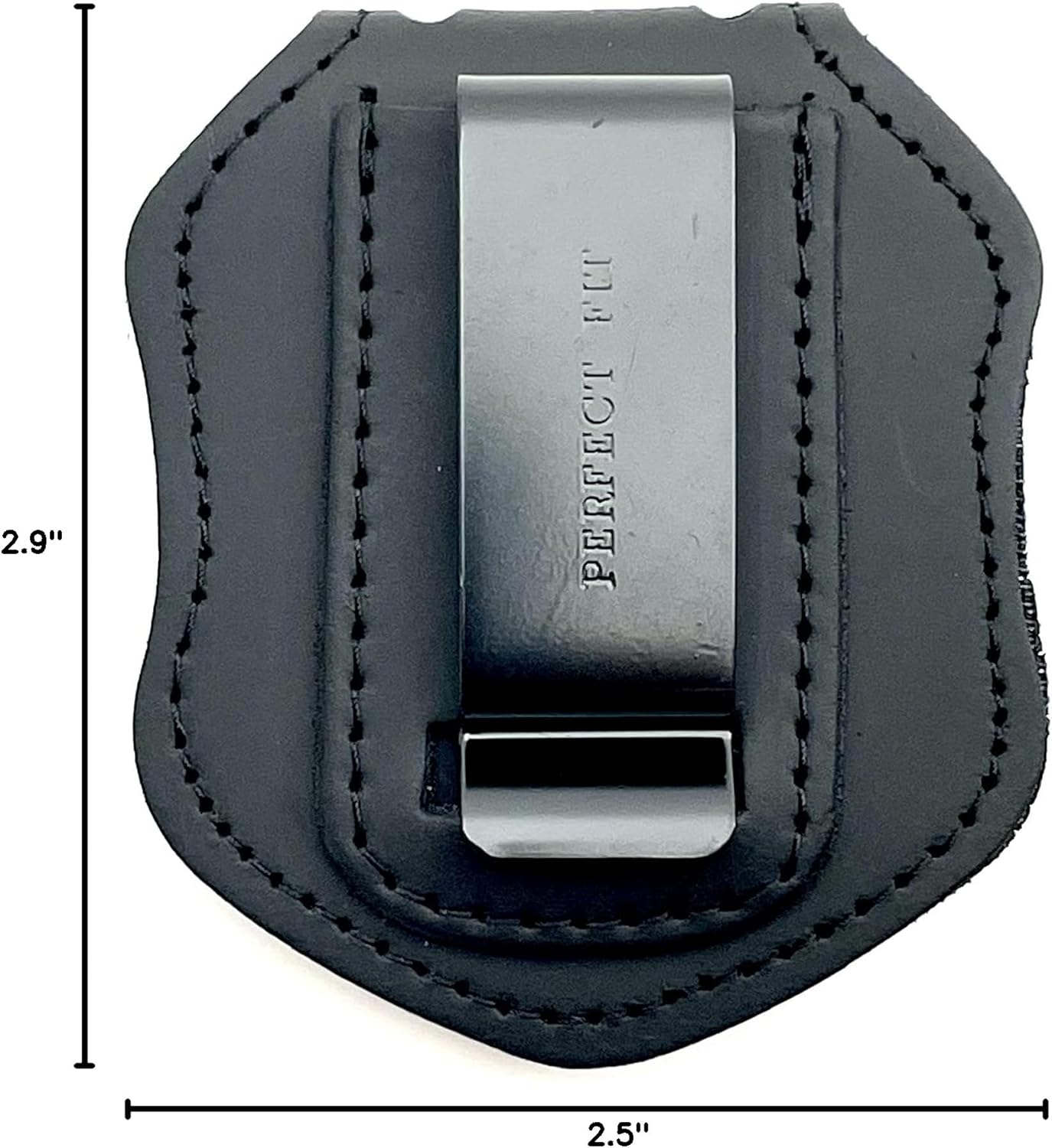 Perfect Fit Shield Wallets Boston Police Belt Clip Badge Holder with Neck Chain