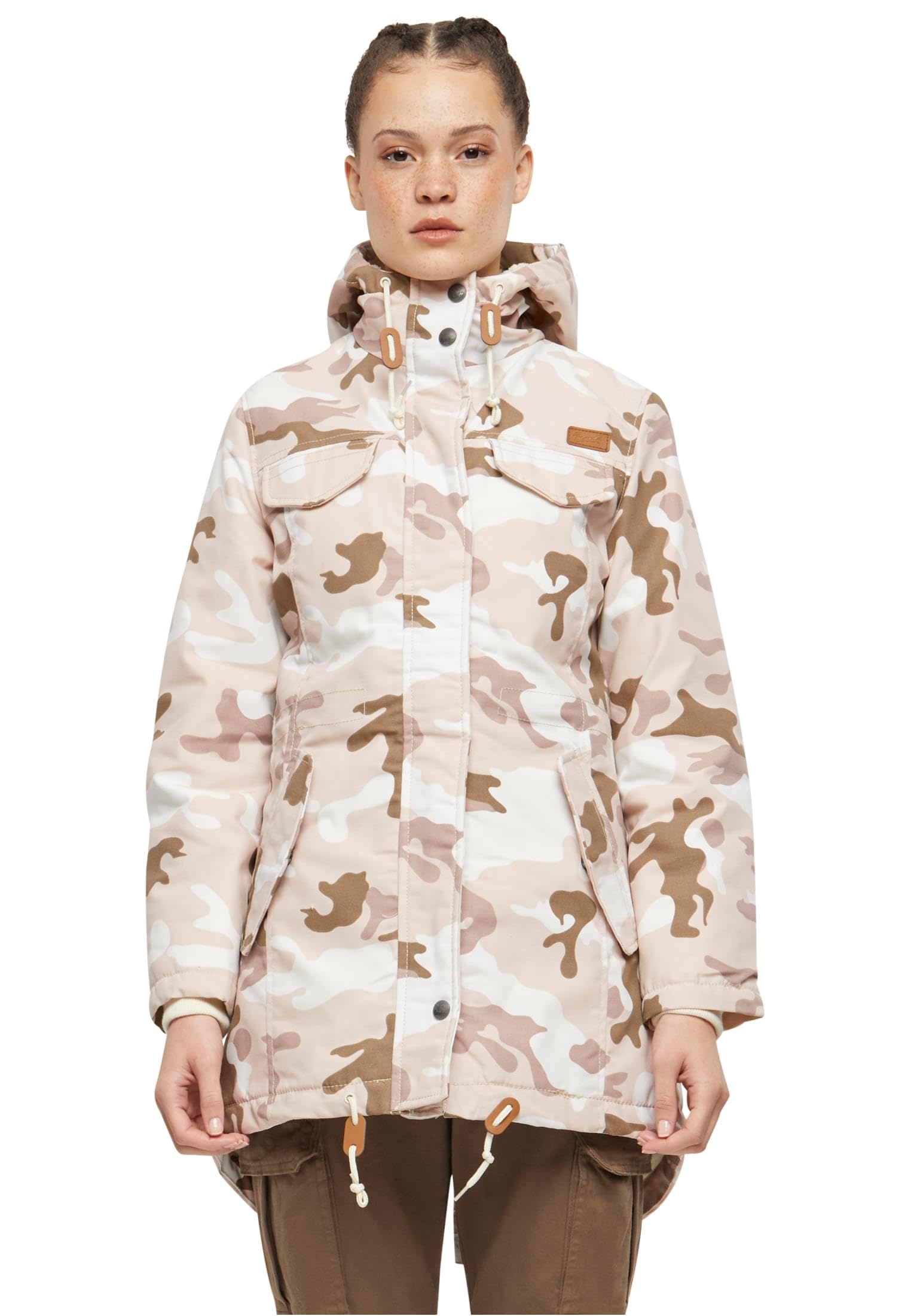 Brandit Women's Candy Camo Marsh Lake Parka, Color: Size: L