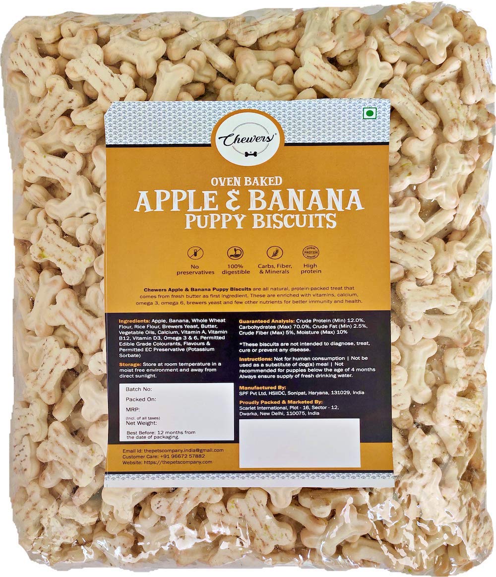 See full amazon price history chart for Chewers Apple & Banana Puppy Biscuits, 1 Kg Chewers Apple & Banana Puppy Biscuits, 1 Kg (B092JH74Z1) Amazon Price History, Amazon Price Tracker