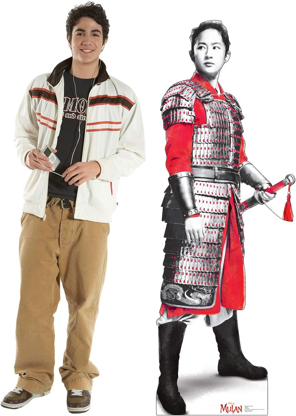 Cardboard People Mulan as Soldier Life Size Cardboard Cutout Standup - Disney's Mulan (2020 Film)