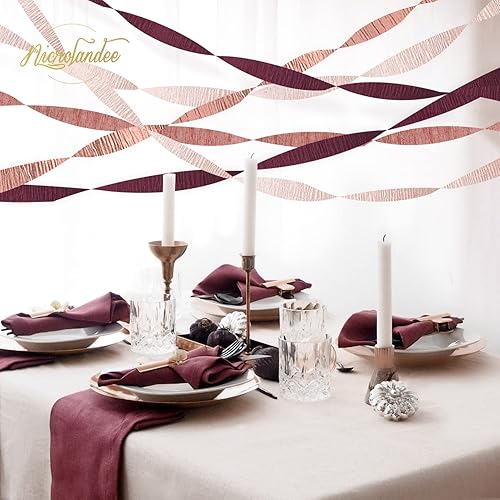 Miniatura 6 de NICROLANDEE 8 rollos de serpentinas de papel crepé degradado amarillo para colgar para bodas, cumpleaños de girasol, baby shower, fiesta temática de