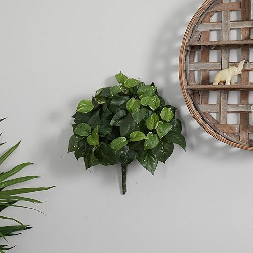 Miniatura 5 de Nearly Natural Planta artificial Pothos de 16 pulgadas (juego de 6)