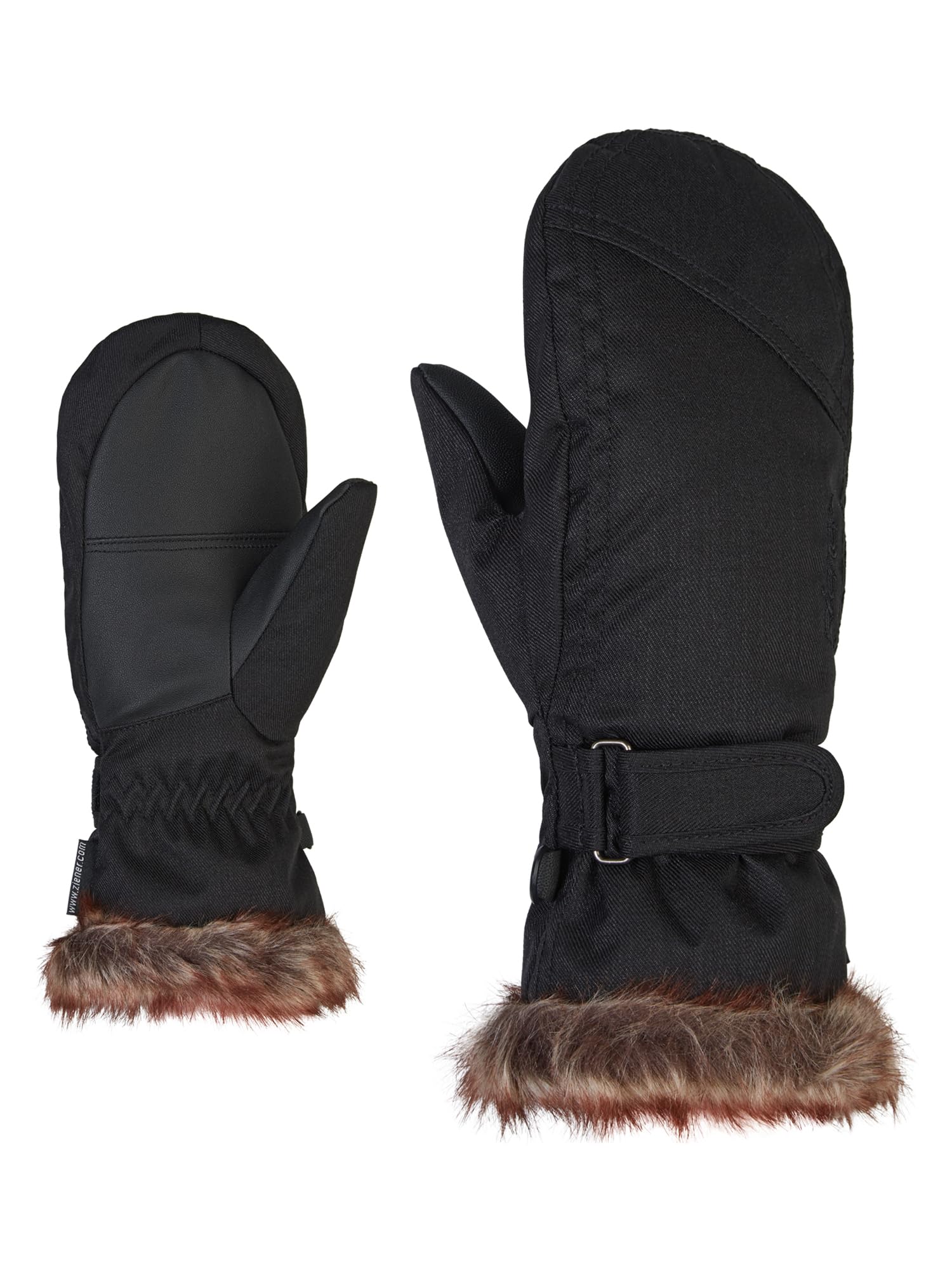 Ziener Mädchen LED Mitten Girls junior Ski-Handschuhe Wintersport, warm, atmungsaktiv
