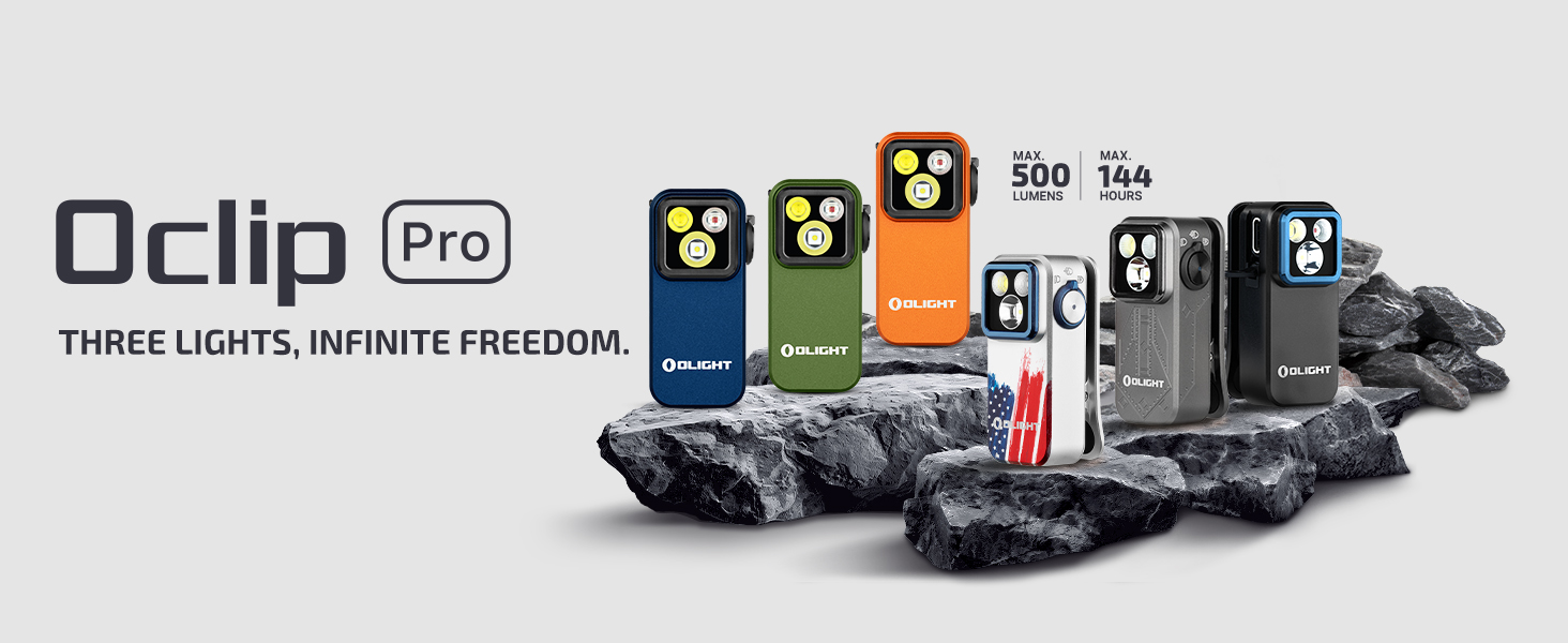Amazon.com: OLIGHT Oclip Pro EDC Flashlight Clip-on Light