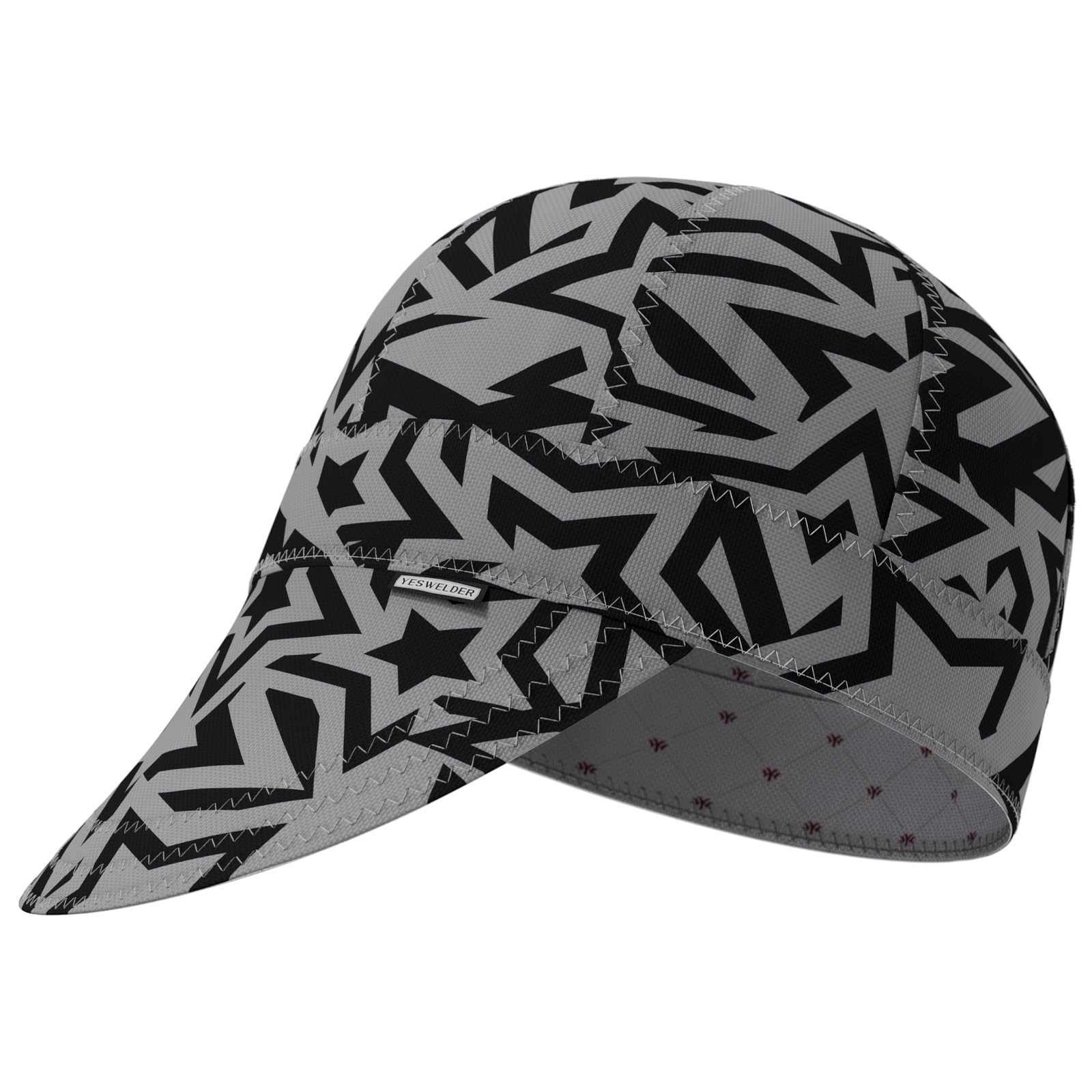 YESWELDER Welding Cap, Stellar Style 7-3/8", Heat-Resistant Reversible Durable Protective Welders Cap