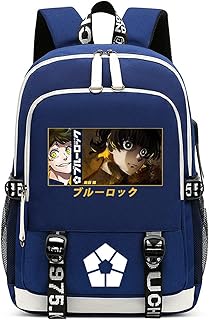 GO2COSY Anime BLUE LOCK Backpack Bagpack Isagi Yoichi Daypack Student Bag Bookbag School Bag Satchel Packsack 8
