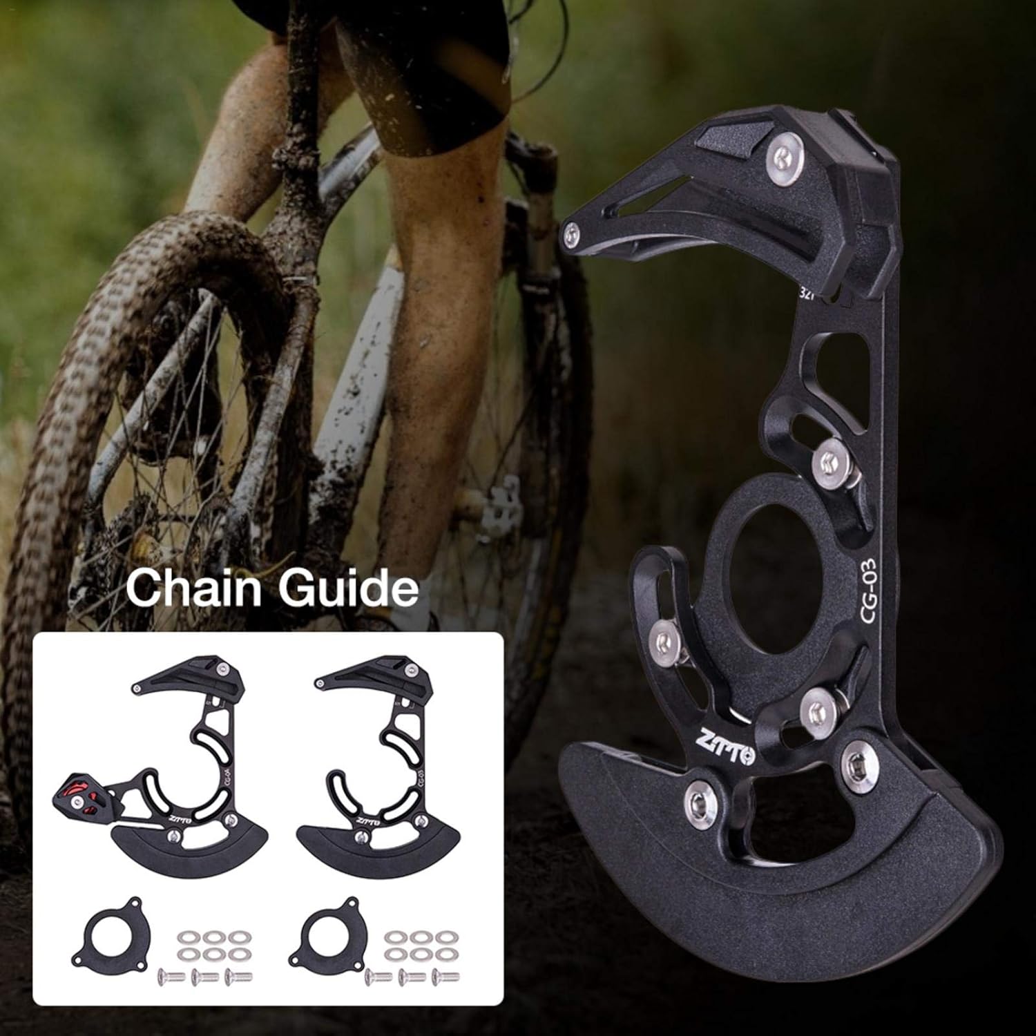 Ewha 1PC Mountain Bike Chain Guide Ultralight HighStrength Bike Chain