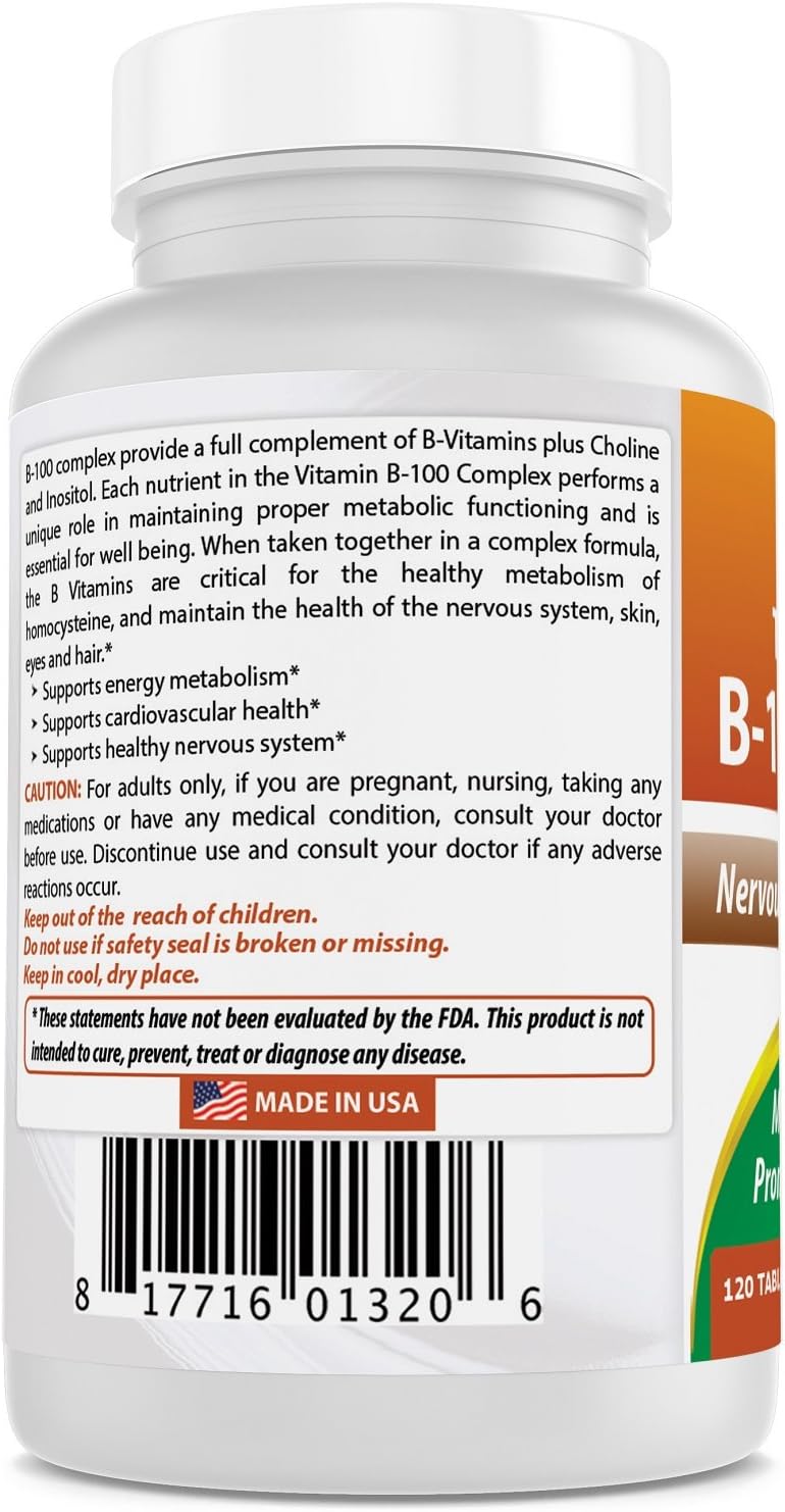 Best Naturals B-100 Complex & Magnesium Oxide 500 mg