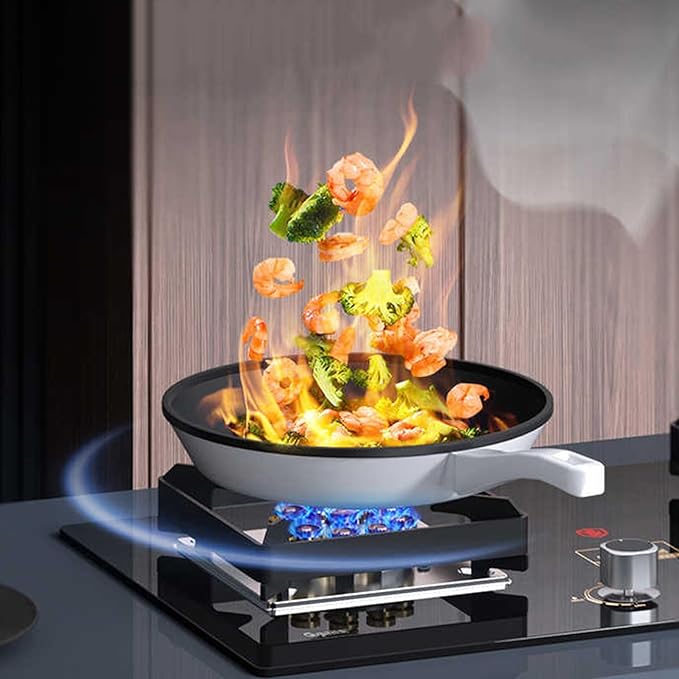 Estufa de Gas 2 Puestos, Vidrio Templado, 4.8KW, Empotrable, Multigas miniatura 2