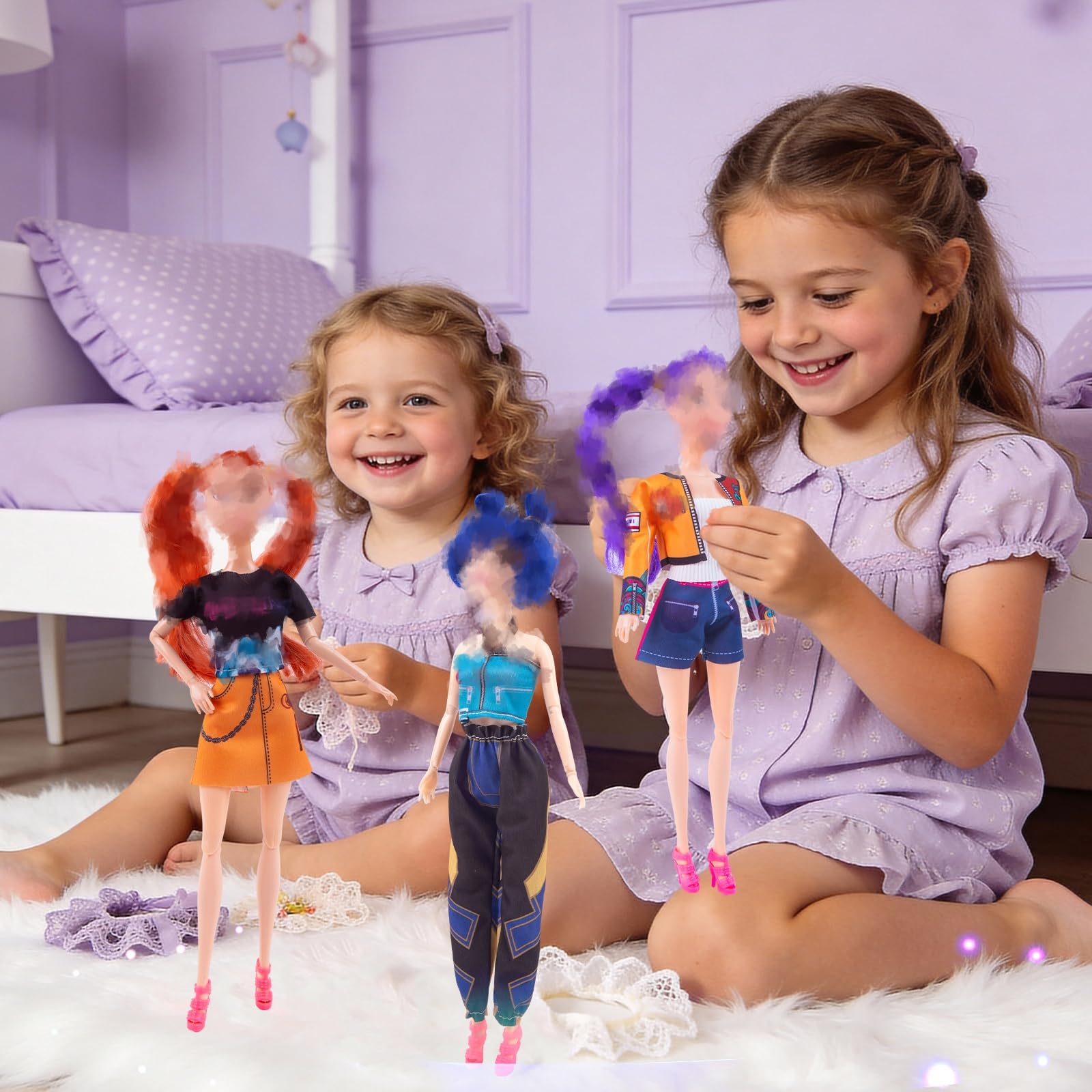 Kids Toys Hunter Figures, Cute Dolls & figurine with Movie Pop Singer Idol Collectible Models Set Anime Action Figures Fan Merch for Display Desk Decor Carnival Christmas Birthday Gifts - Image 4