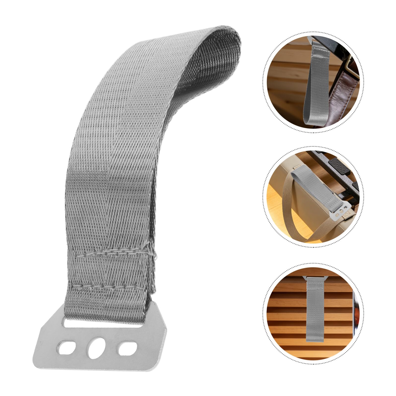 Cinghia di Trazione per Sollevare Letto Contenitore in Poliestere Rinforzato Antiscivolo, Cinghia Maniglia Sollevamento Materasso 16 Cm per Camera da Letto Multifunzione